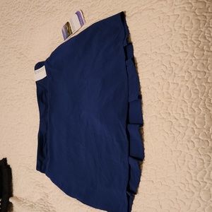 Blue pebble beach golfing skort